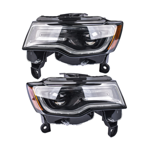 2014-2021 Jeep Grand Cherokee Pair HID Xenon Headlights Assembly