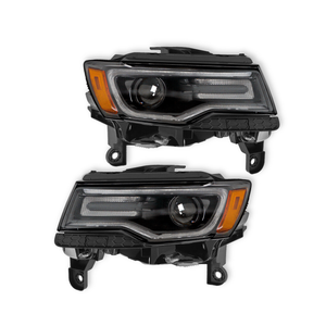 2014-2021 Jeep Grand Cherokee Pair HID Xenon Headlights Assembly