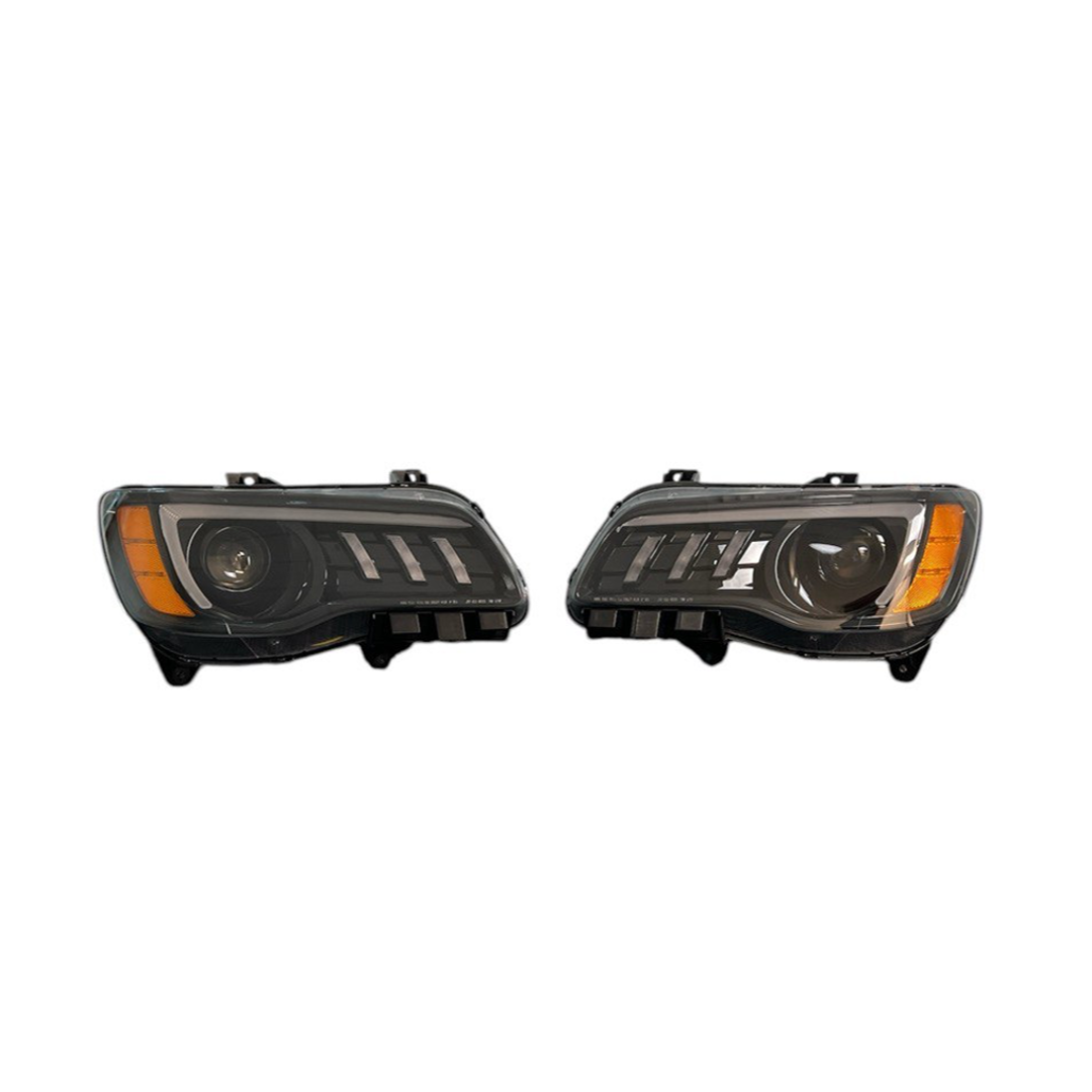 2011-2023 Chrysler 300 Pair HID RGB Headlights Assembly