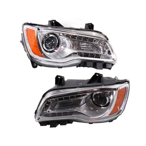 2011-2023 Chrysler 300 Pair Halogen Headlights with LED DRL